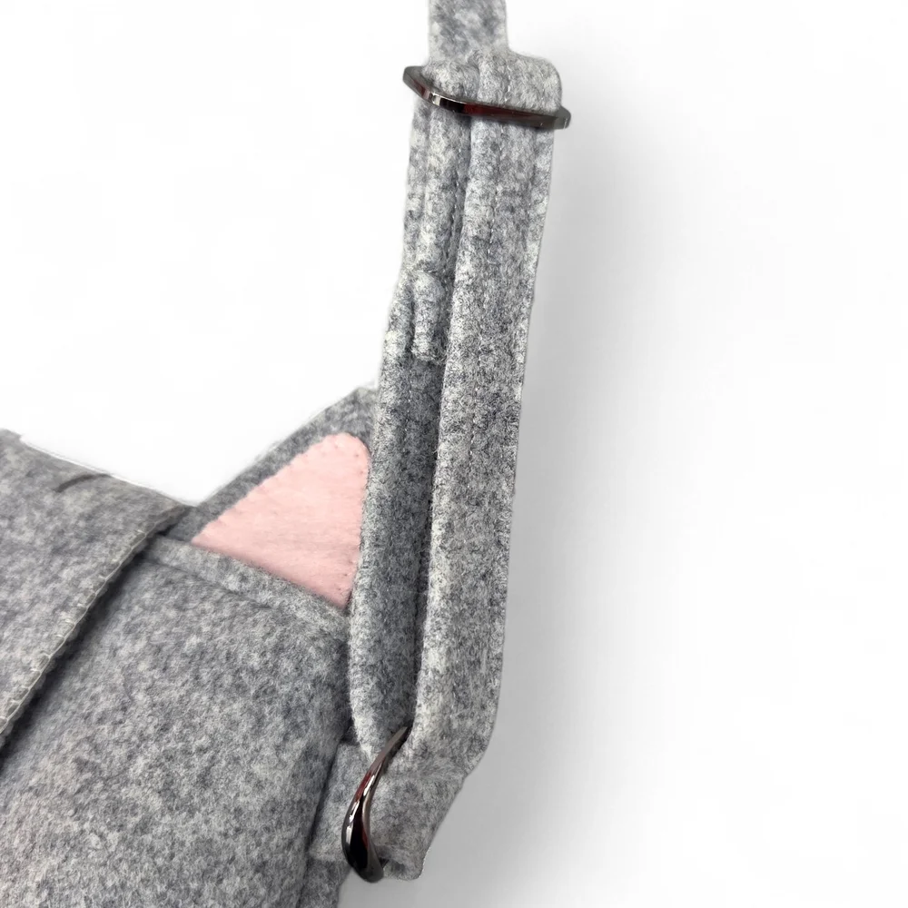 Handmade charming gray